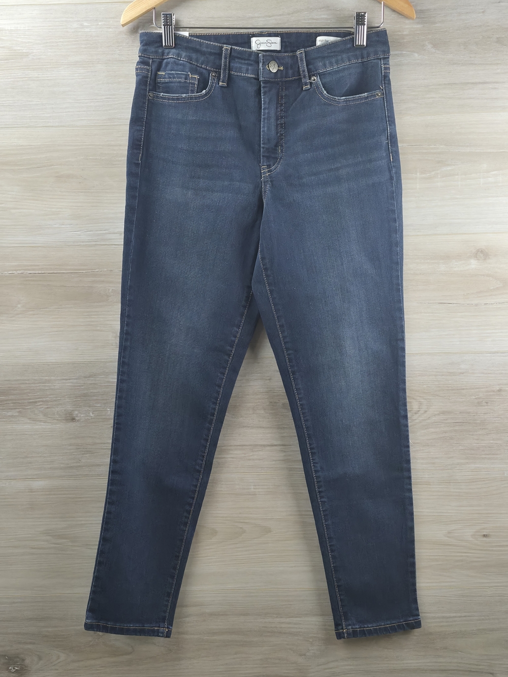 NWT Jessica Simpson High Rise Skinny Ankle Jeans Blue Wash Stretch Size 6